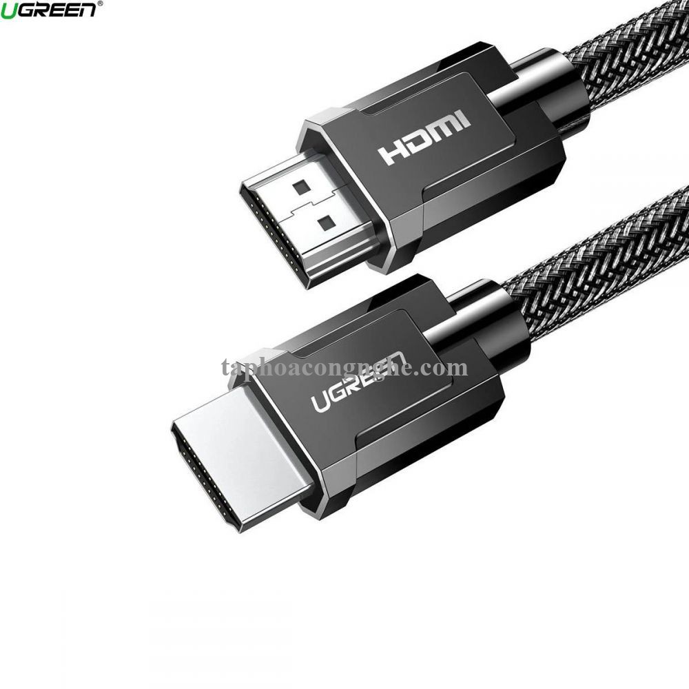 Ugreen 80602 3M HDMI 2.1 8K 60Hz 4K 120hz màu đen Cáp Ultra HD Cao Cấp HD135 30080602